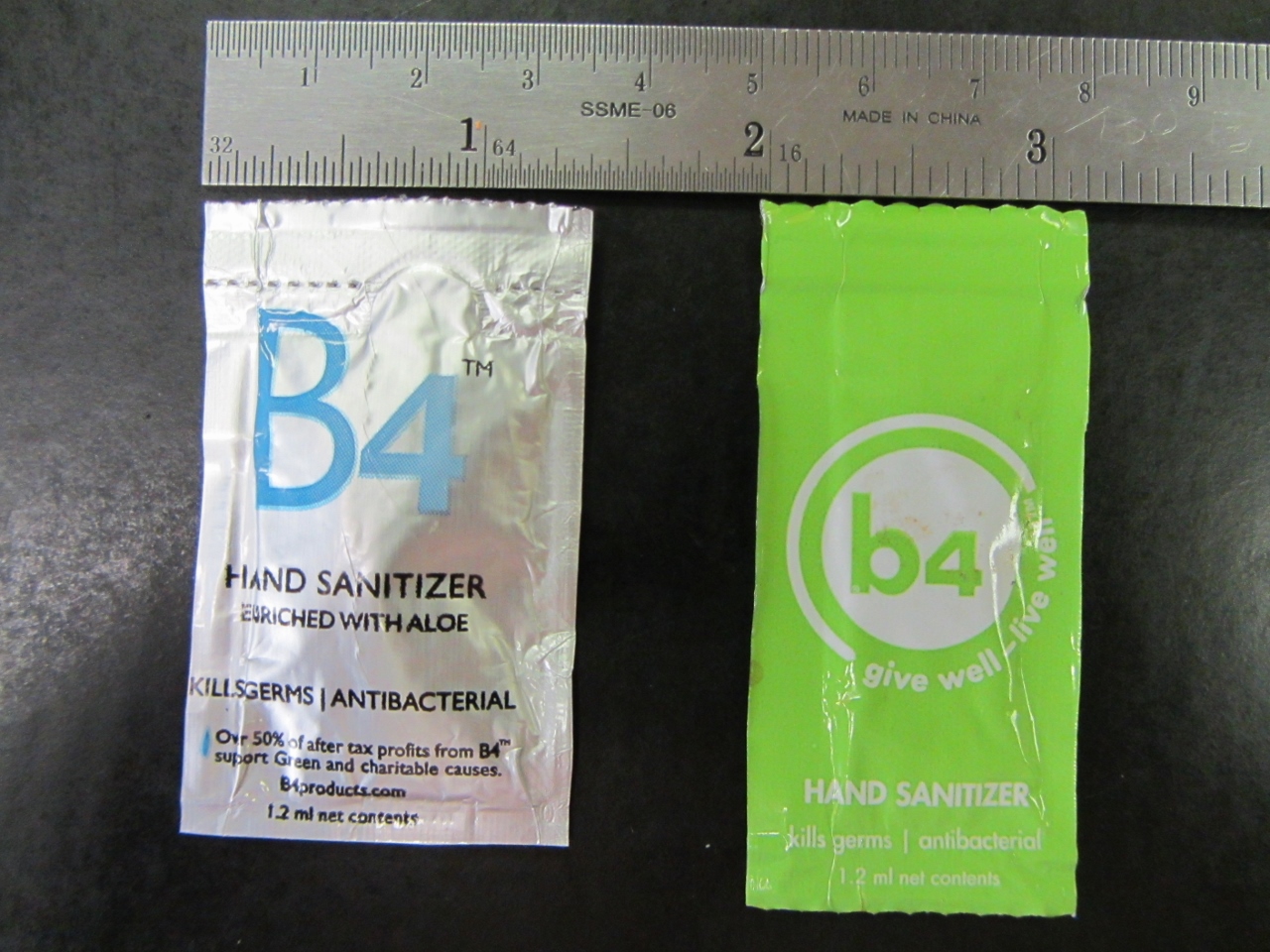 B4 Hand Sanitizer Sachets | General Packaging. Form Fill Seal, Bag Form